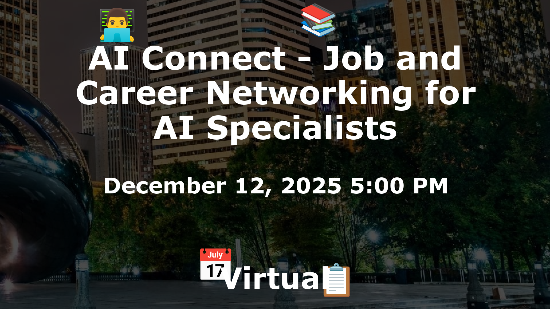 AI Connect - Job and Career Networking for AI Specialists event image